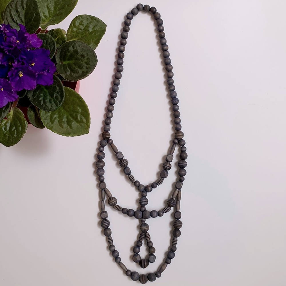 Wood Bead Necklace